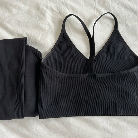 Set Active Full Leggings and Crop Set - Picture 2 of 3